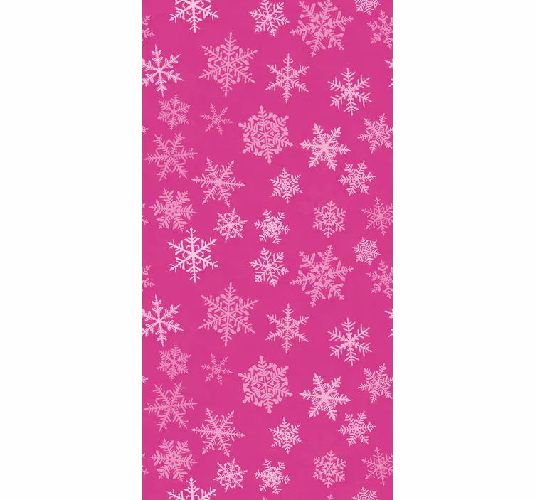 Weihnachtstapete urlaub schneeflocken - TenStickers
