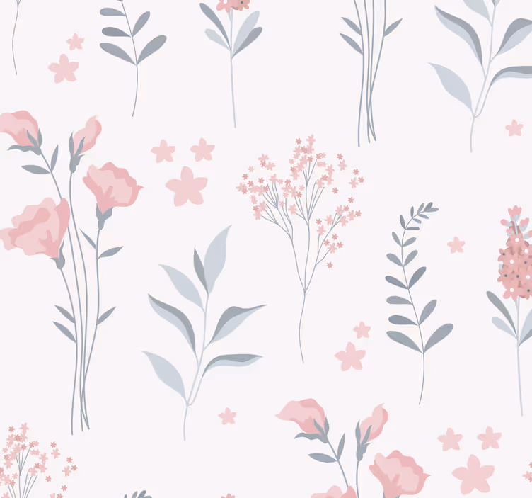 Blumentapete Rosa blüte blumen - TenStickers