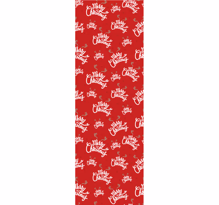 Weihnachtstapete festliches schriftmotiv - TenStickers