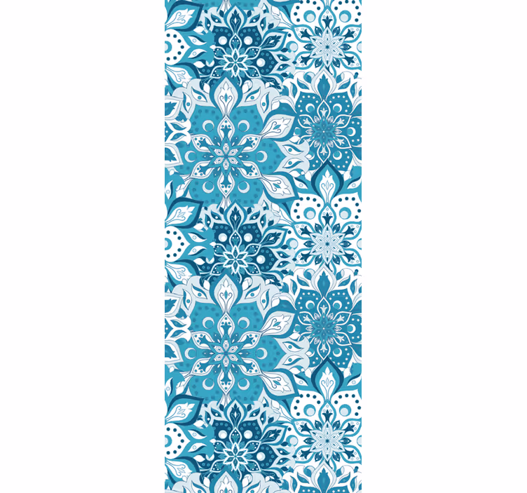 Ornament Tapete blumen-mandala-muster - TenStickers