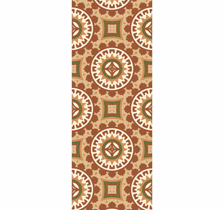 Tapete Fliesen geometrischen ornamenten - TenStickers