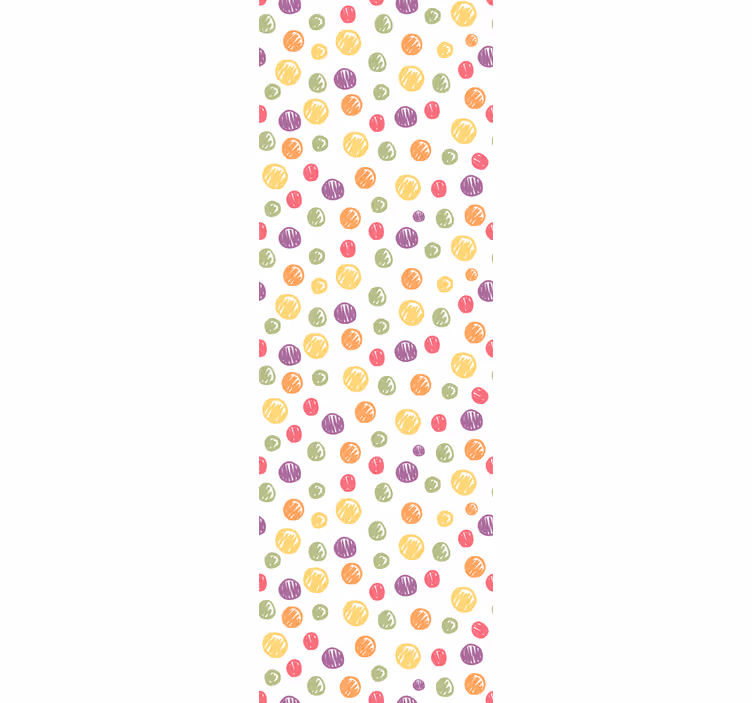 Tapete Kreise tupfen-burst - TenStickers