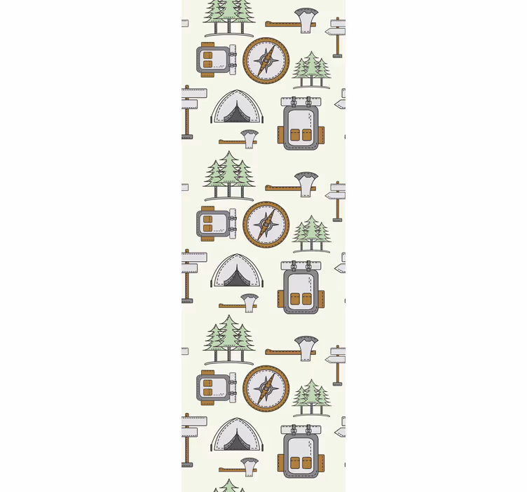 Tapete Kunst outdoor-abenteuer-motive - TenStickers