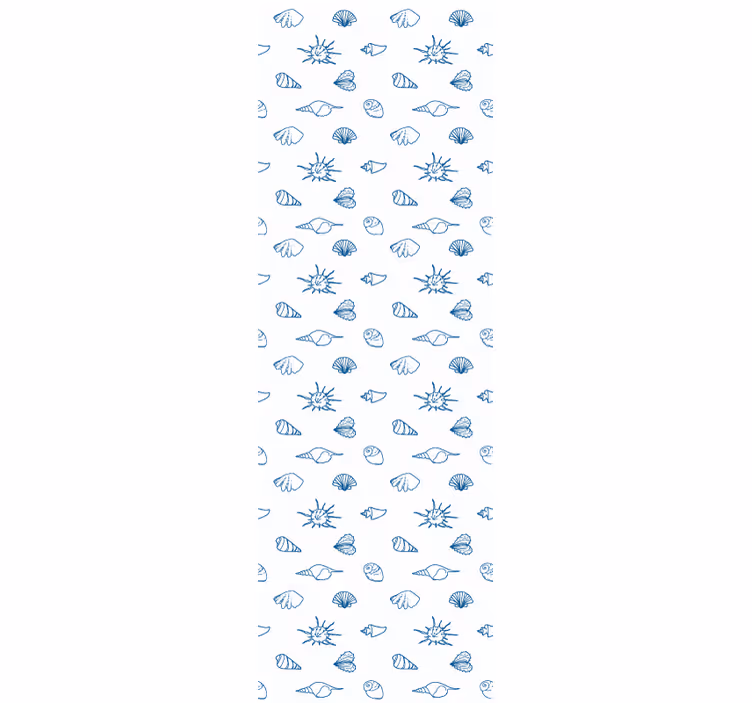 Tapete Fische nautisches skizzenmotiv - TenStickers