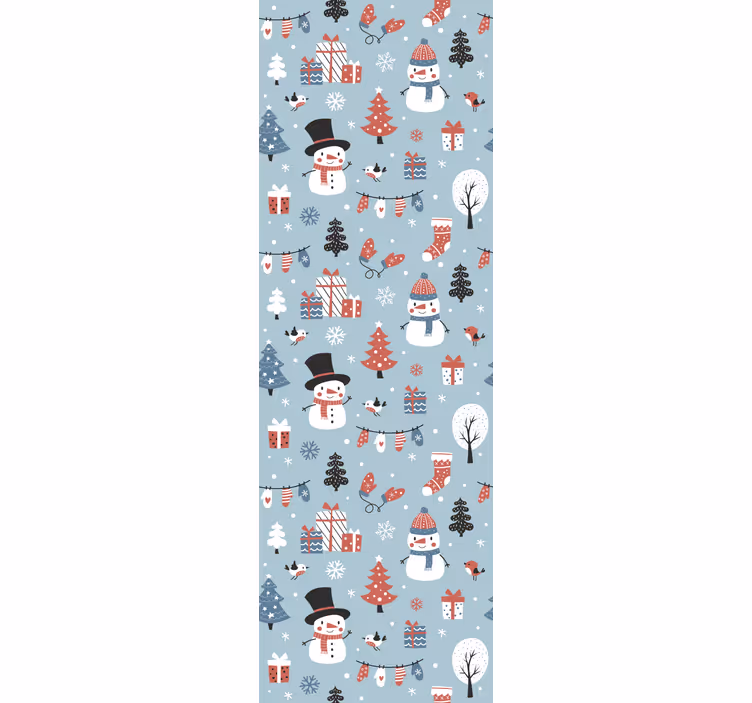 Weihnachtstapete festliches saisonales muster - TenStickers