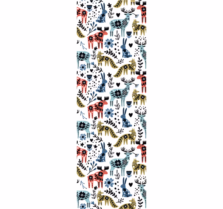 Tapete Tiere skandinavische fauna - TenStickers