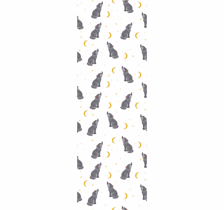 Tapete Hunde hunde-himmelsmuster - TenStickers