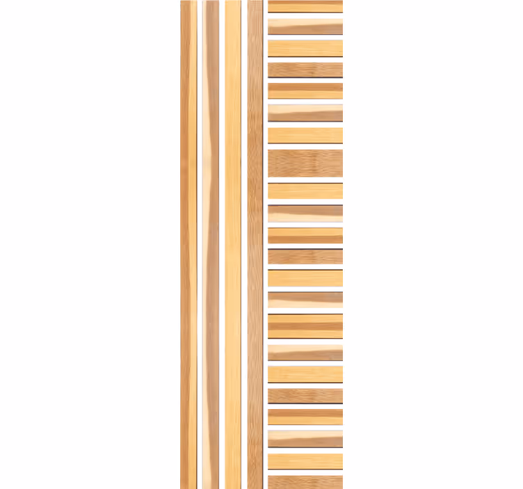 Tapete weitere Streifen gestreiftes holz - TenStickers