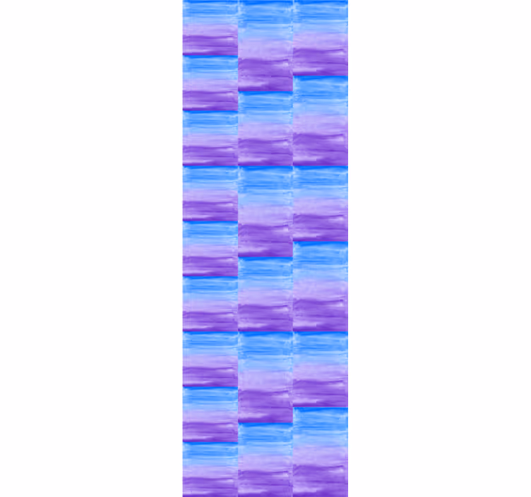 Tapete geometrisch pinselstrich schachbrett - TenStickers
