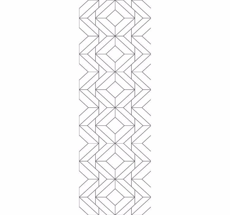 Tapete geometrisch moderne gemusterte elemente - TenStickers