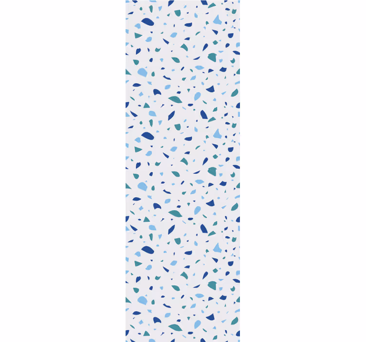 Tapete muster blau einfache terrazzo - TenStickers