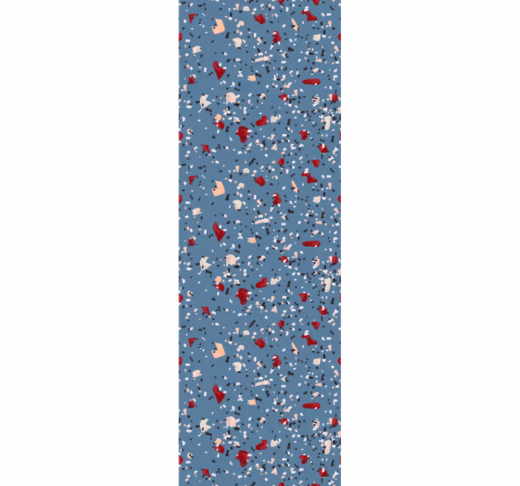 Tapete weitere Texturen blaue terrazzo-imitation - TenStickers