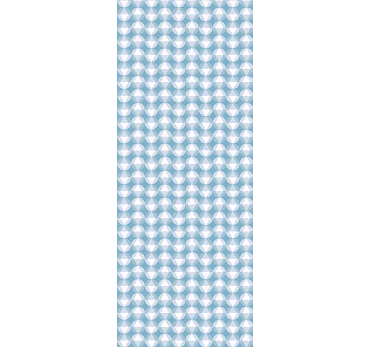 Tapete geometrisch sanfte blaue muster - TenStickers