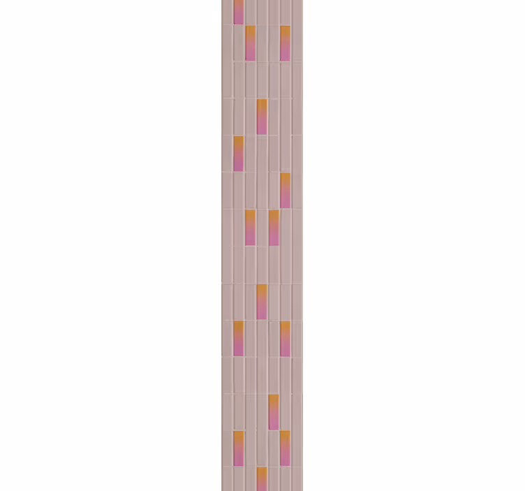 Tapete fliesen mit farbverlauf geometrischem muster - TenStickers