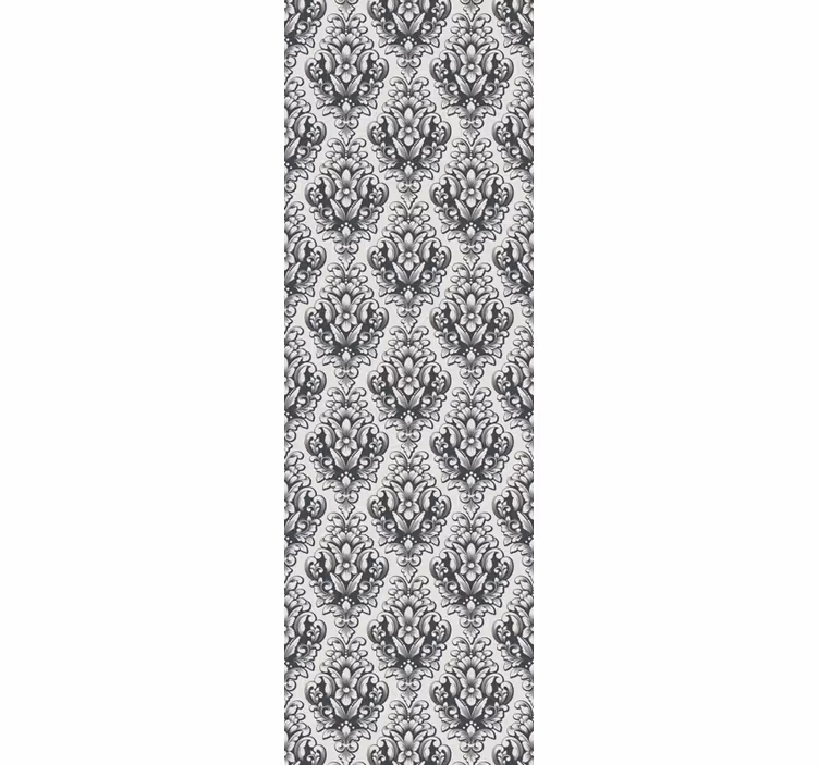 Barock tapete mit anmutigen botanischen formen - TenStickers