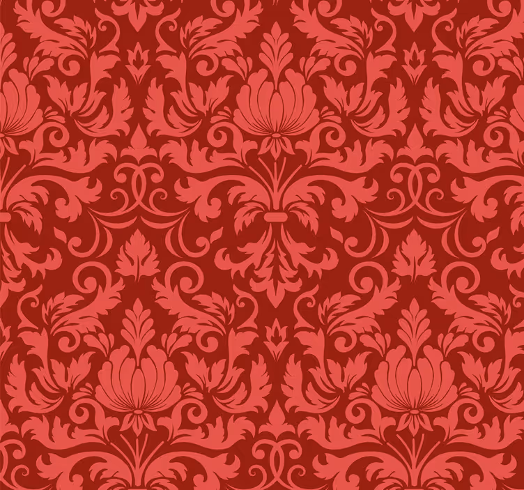 Wohnzimmer Barock Tapete "samt" - TenStickers