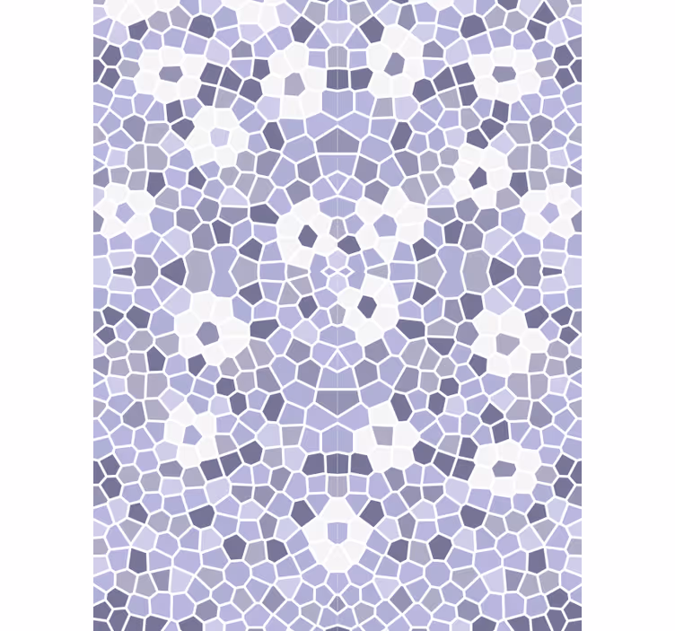 Tapete Fliesen mosaik blumenmuster - TenStickers