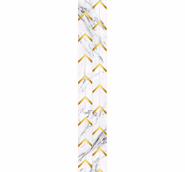 Marmor Tapete elegantes chevron-muster - TenStickers