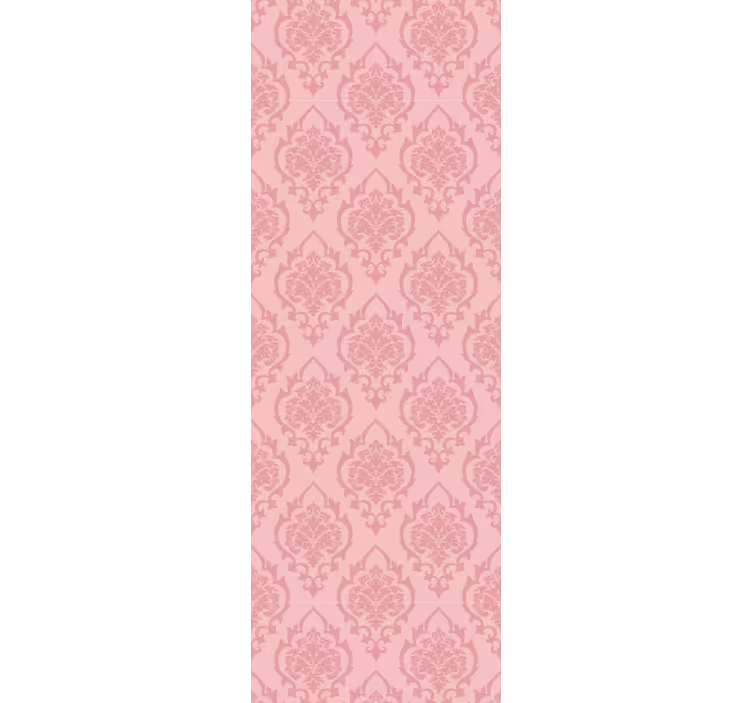 Barock Tapete rosa blumenmuster - TenStickers