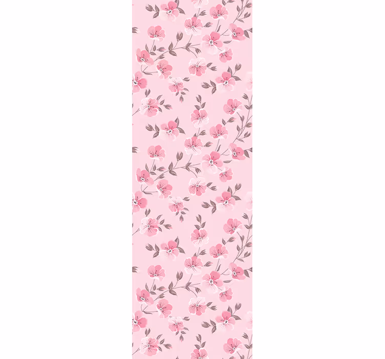 Tapete Kinderzimmer Süße rosa blume - TenStickers