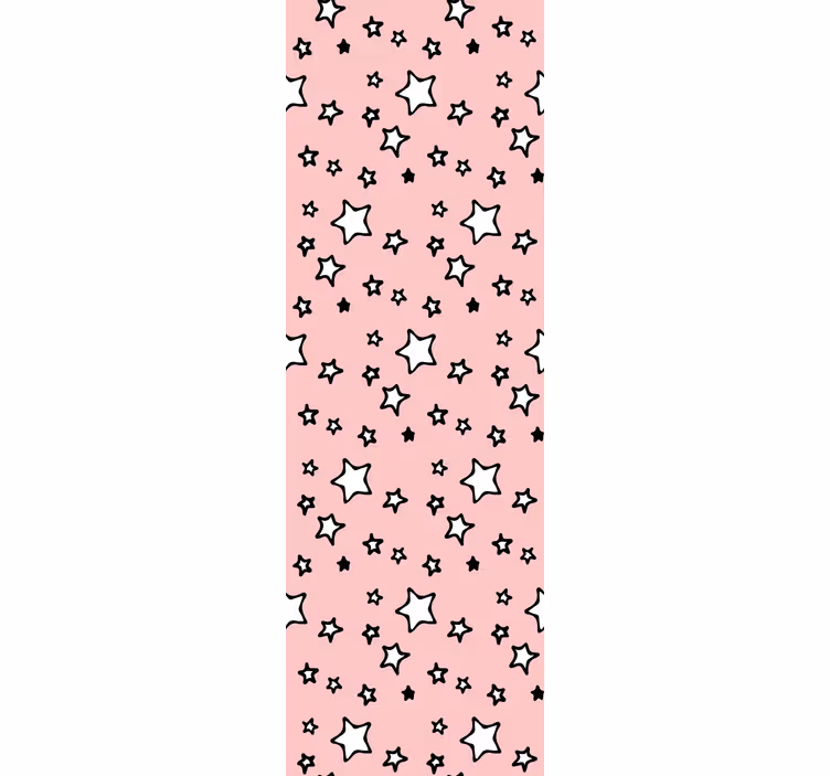 Tapete Babyzimmer rosa sterne design - TenStickers