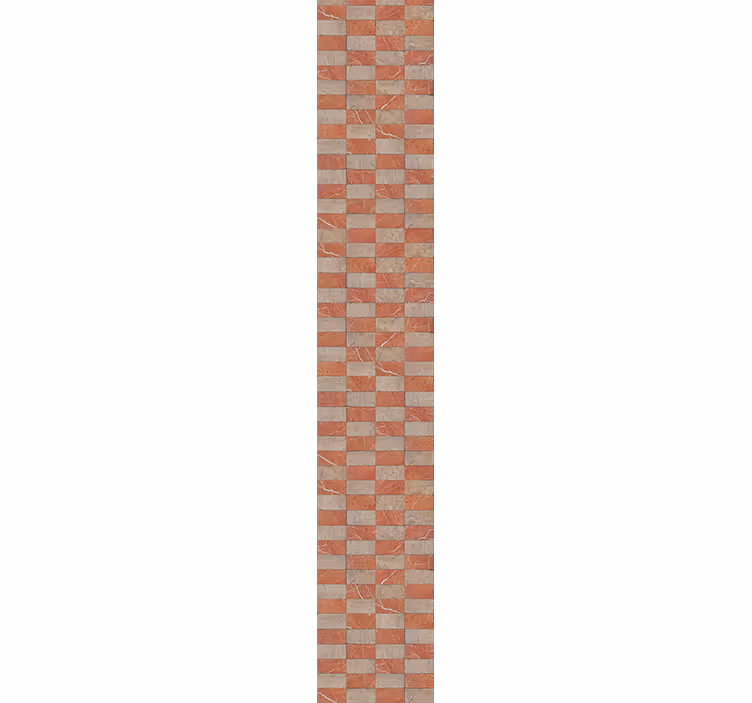 Moderne Tapete Dezente minimalistische cremefarbene fliesen - TenStickers