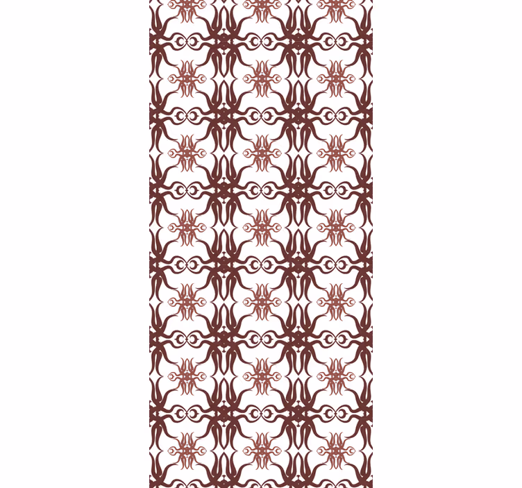 Ornament Tapete elegantes rotes design - TenStickers