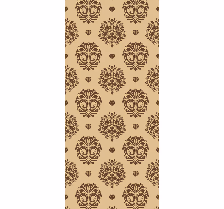 Tapete florale ornamente antikes beiges muster - TenStickers