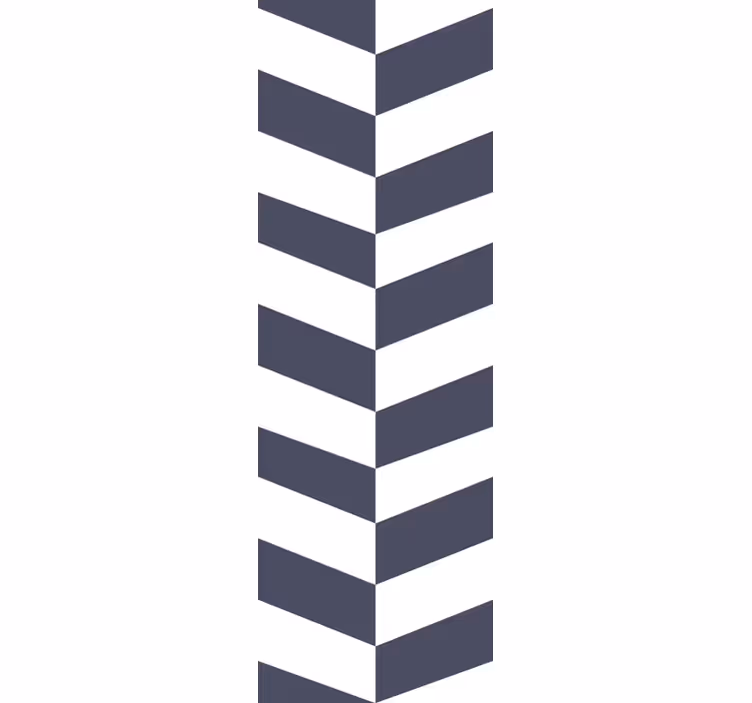 Tapete geometrisch chevron-pfeilformen - TenStickers