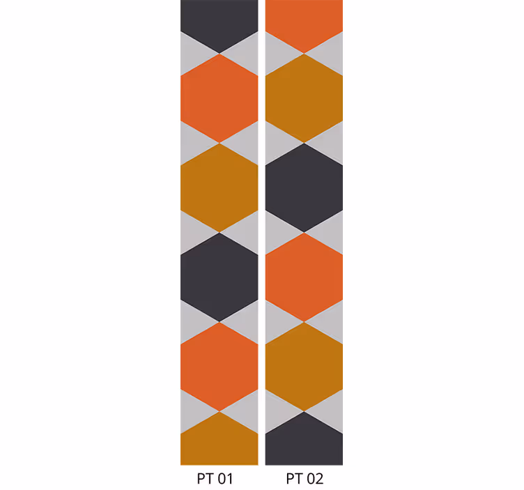 Tapete geometrisch wabenformen - TenStickers