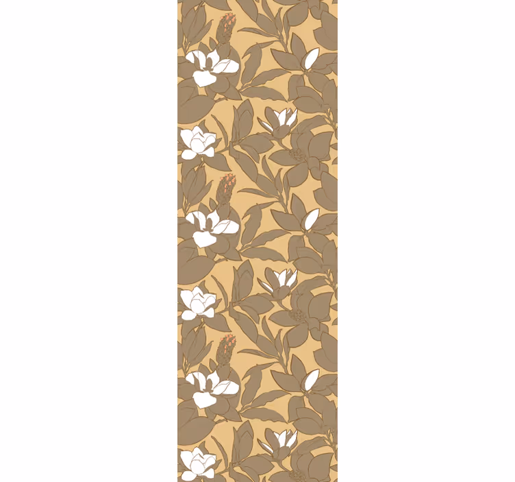 Tapete Hochzeit magnolien-blumendekor - TenStickers