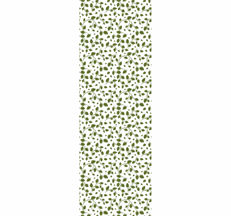 Tapete Blätter grünes creeper-motiv - TenStickers