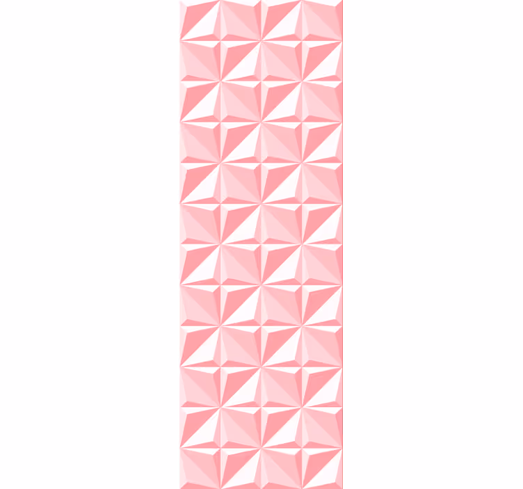 3D Tapete rosa geometrische formen - TenStickers