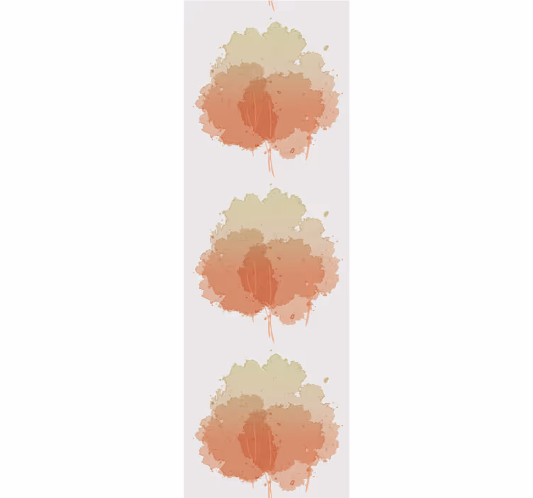 Tapete Baum weiches aquarellmuster - TenStickers