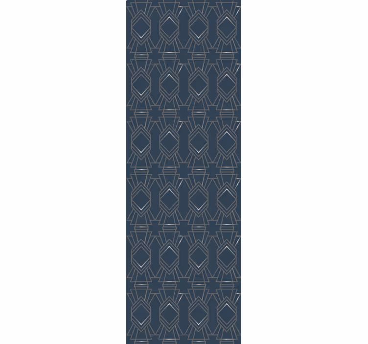 Tapete klassisch im art déco rhombus design - TenStickers
