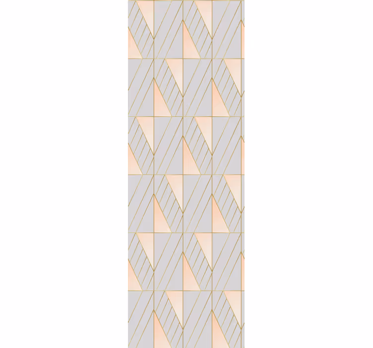 Tapete modern geschichtete geometrische formen - TenStickers
