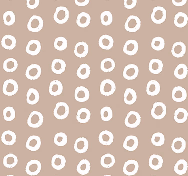 Tapete Kreise tupfenmuster-design - TenStickers