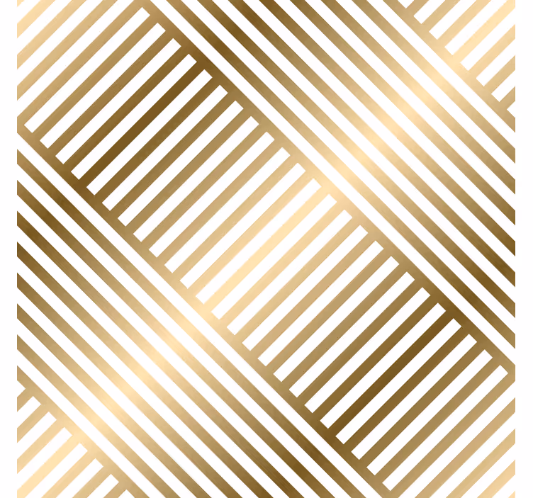 Eingang Tapeten geometrische goldene linien - TenStickers