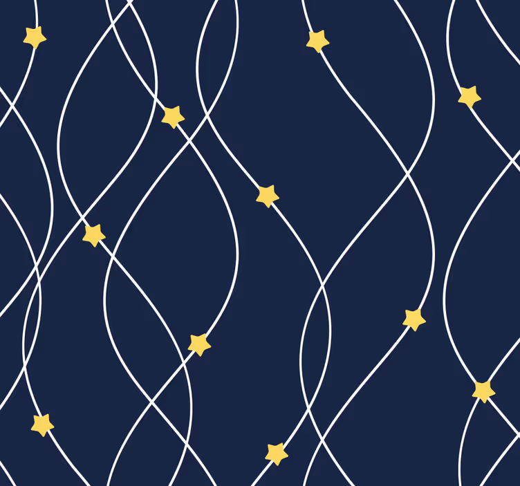 Tapete Sterne geometrisches sternendekor - TenStickers