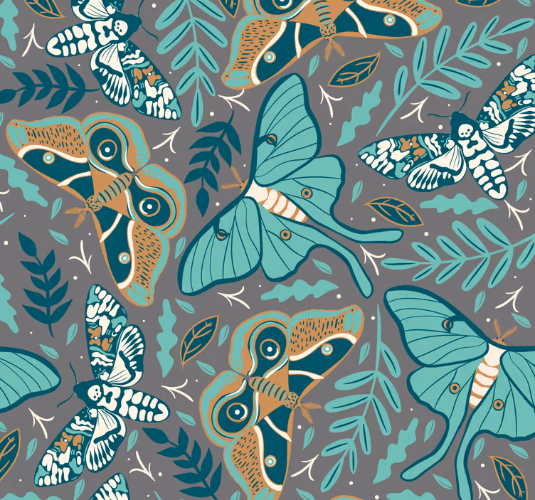 Tapete Schmetterling elegante dekorative verzierung - TenStickers