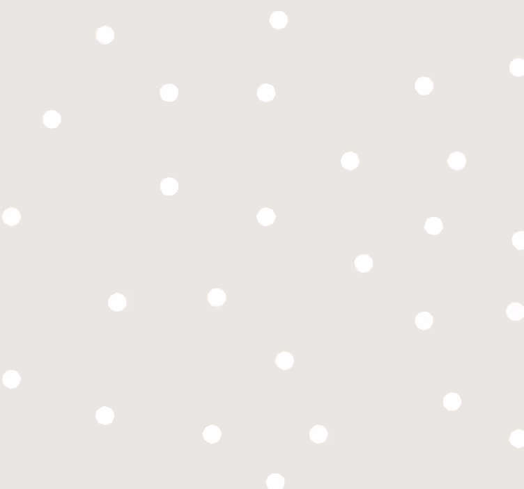 Tapete Babyzimmer beige farbe mit weißen punkten - TenStickers