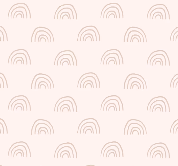 Tapete Babyzimmer minimalistischer regenbogen - TenStickers