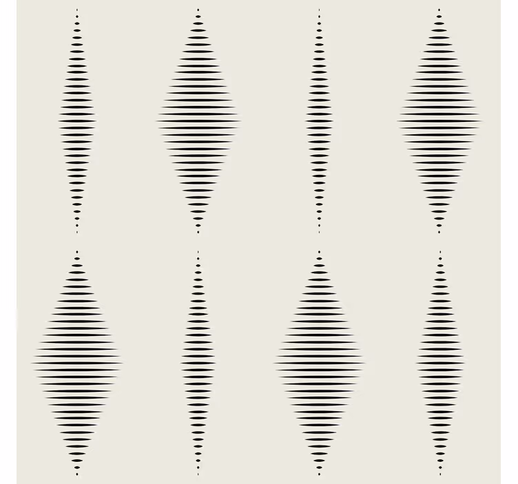 Geometrische Tapete rabaul ikat - TenStickers