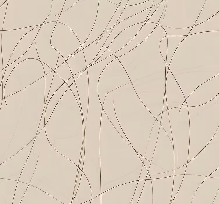 Tapete Abstrakt beiges design feine linien - TenStickers