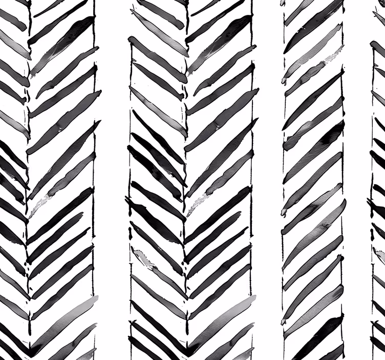 Tapete Büro schwarz weiß, geometrisches design - TenStickers