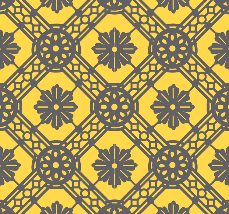 Tapete geometrisch geometrisch gemusterter akzent - TenStickers