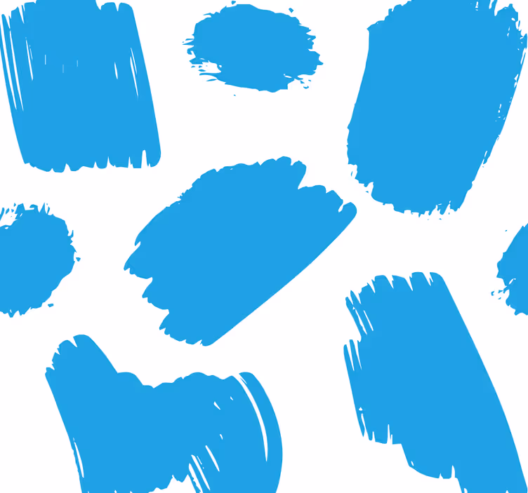 Tapete Abstrakt abstrakte pinselstriche - TenStickers