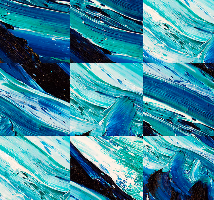 Tapete Abstrakt geometrische turbulenz - TenStickers