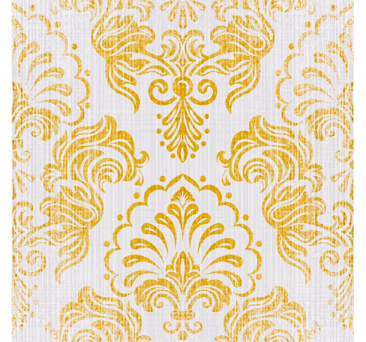 Barock Tapete goldenes design - TenStickers