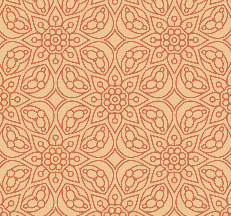 Pflanzen Tapete Vintage mandala elemente - TenStickers